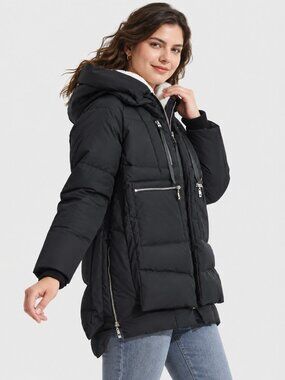 Orolay Universe® Women's Thickened Down Jacket Size XL Puffer Coat Parka YRF092D